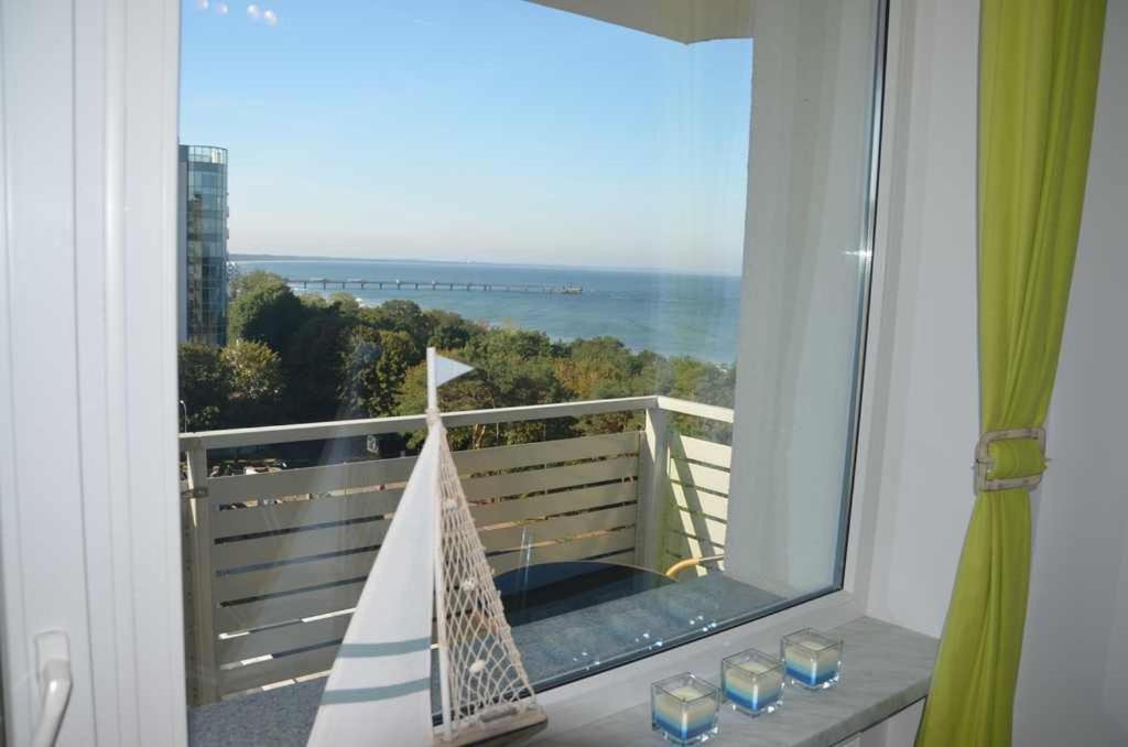 Apartament Z Panoramicznym Widokiem Na Morze Blisko Plazy I Centrum Pl Eng De 米兹多洛杰 外观 照片