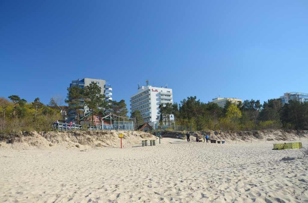 Apartament Z Panoramicznym Widokiem Na Morze Blisko Plazy I Centrum Pl Eng De 米兹多洛杰 外观 照片